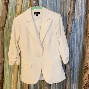 White Bebe Blazer size 4